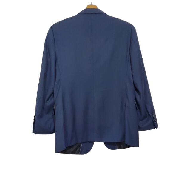 Karl Mitchell Microtech Performance Stretch Subtle Pinstripe Blazer Suit Jacket - Picture 2 of 11